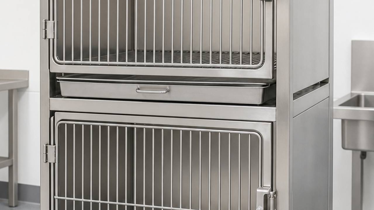 Large animal and specialty cage room layout reference