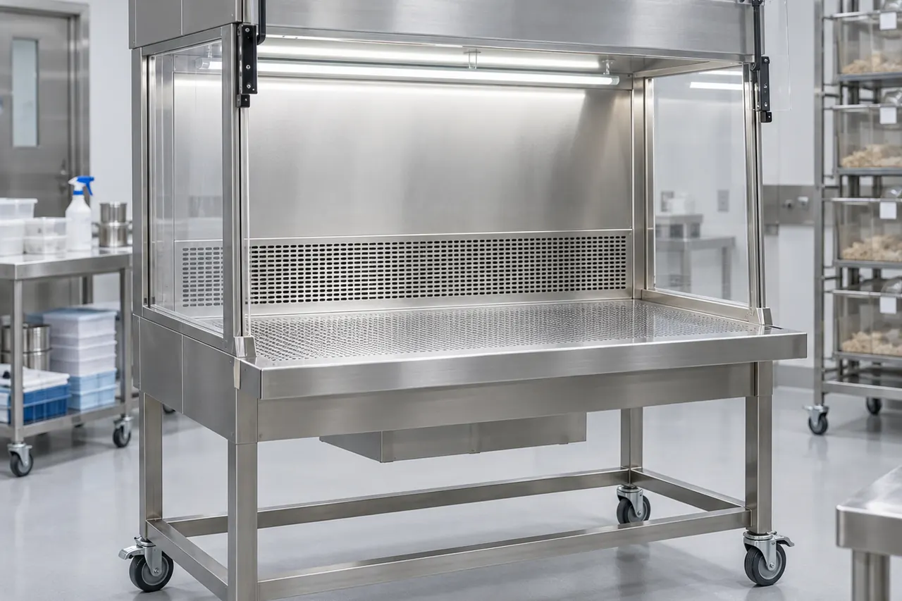 Animal Cage Change Station core structure and configuration view
