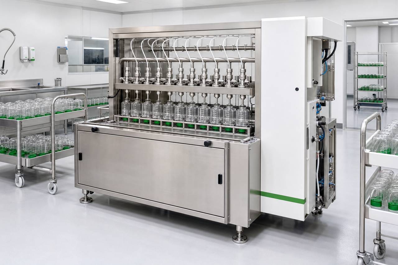 Automatic Water Bottle Filling Machine overall equipment view