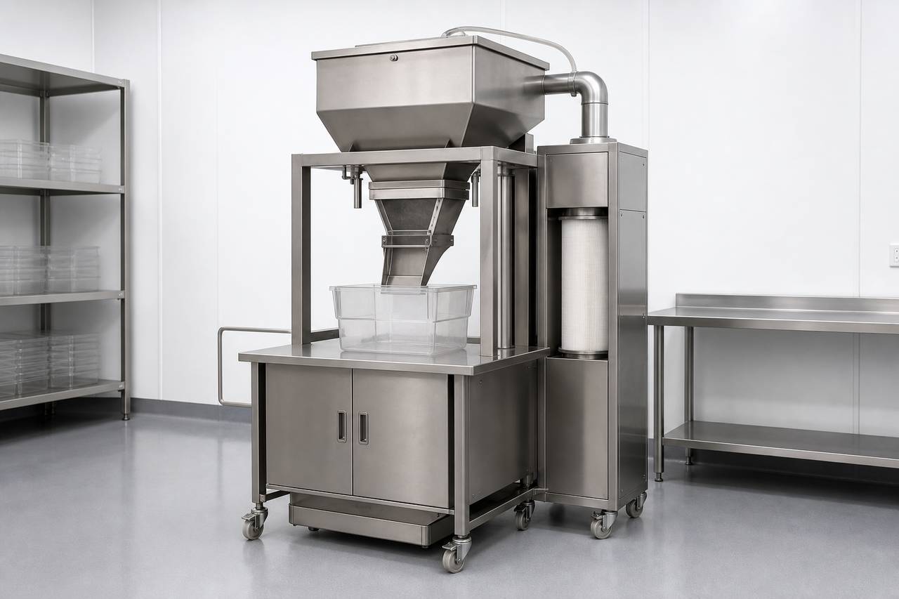 Bedding Filling System overall equipment view
