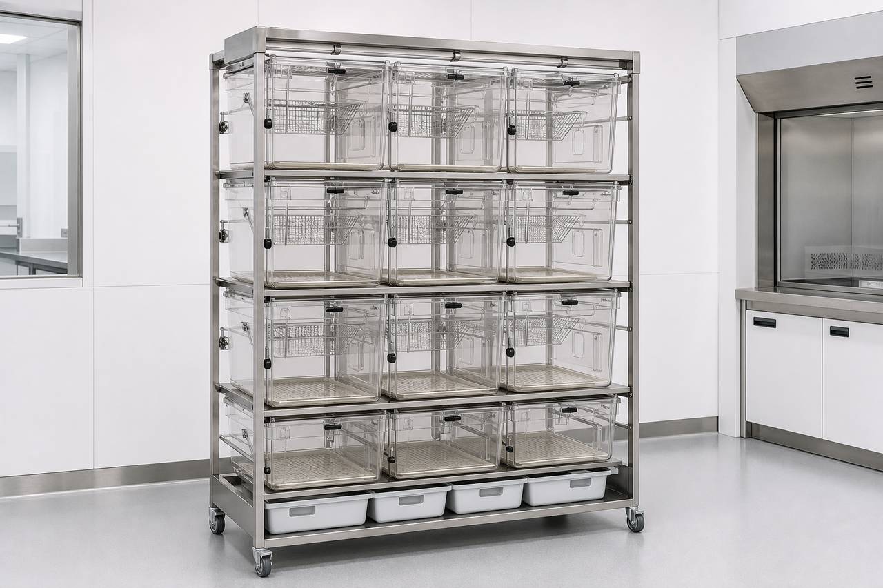 Breeding Housing Cage overall equipment view