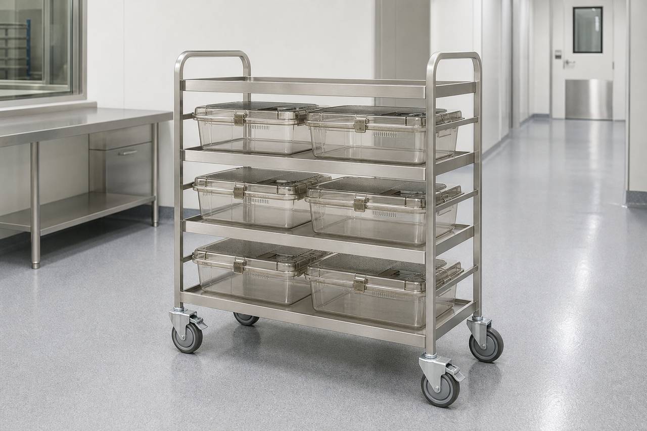 Cage Transport Cart overall equipment view