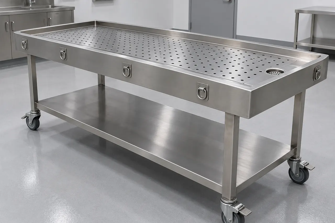 Canine Necropsy Table complete product overview