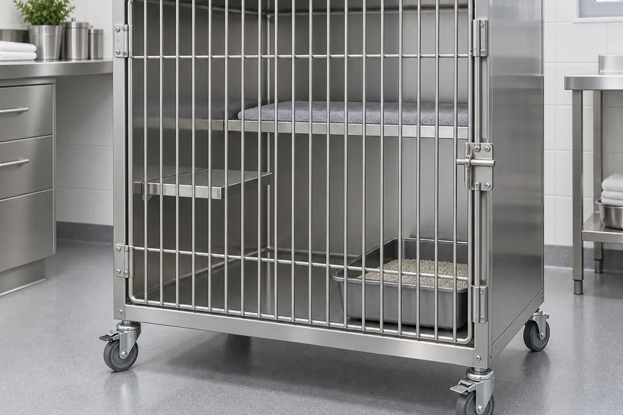 Feline Housing Cage complete product overview