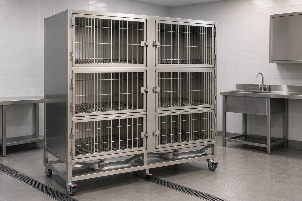 Guinea Pig Housing Cage for Wash Down Use complete product overview