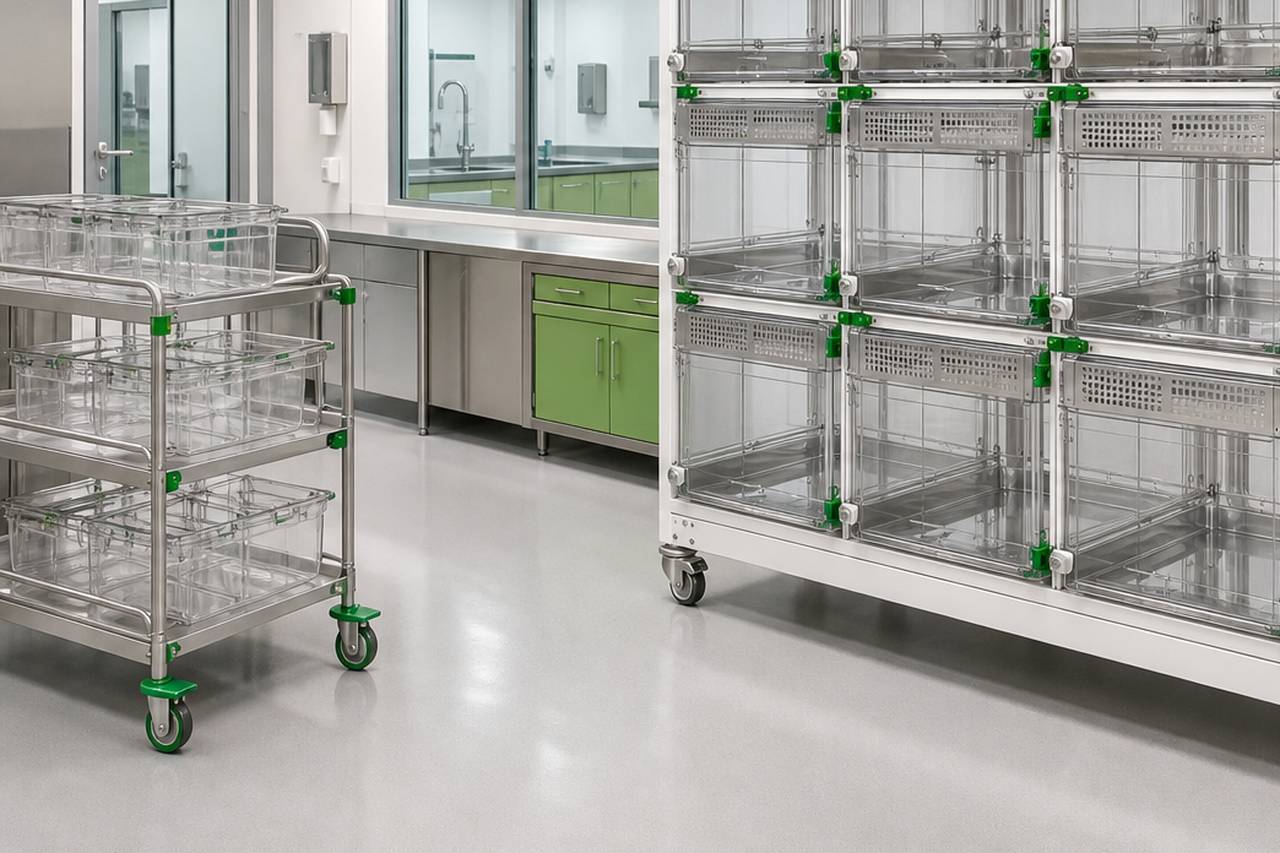 Guinea Pig IVC Housing Cage use context