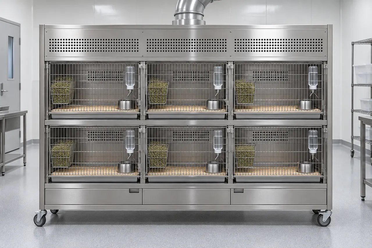 Guinea Pig Ventilated Housing Equipment complete product overview