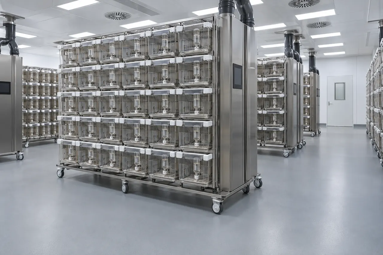 IVC Housing Equipment for Internal Bottle Use room layout and configuration reference