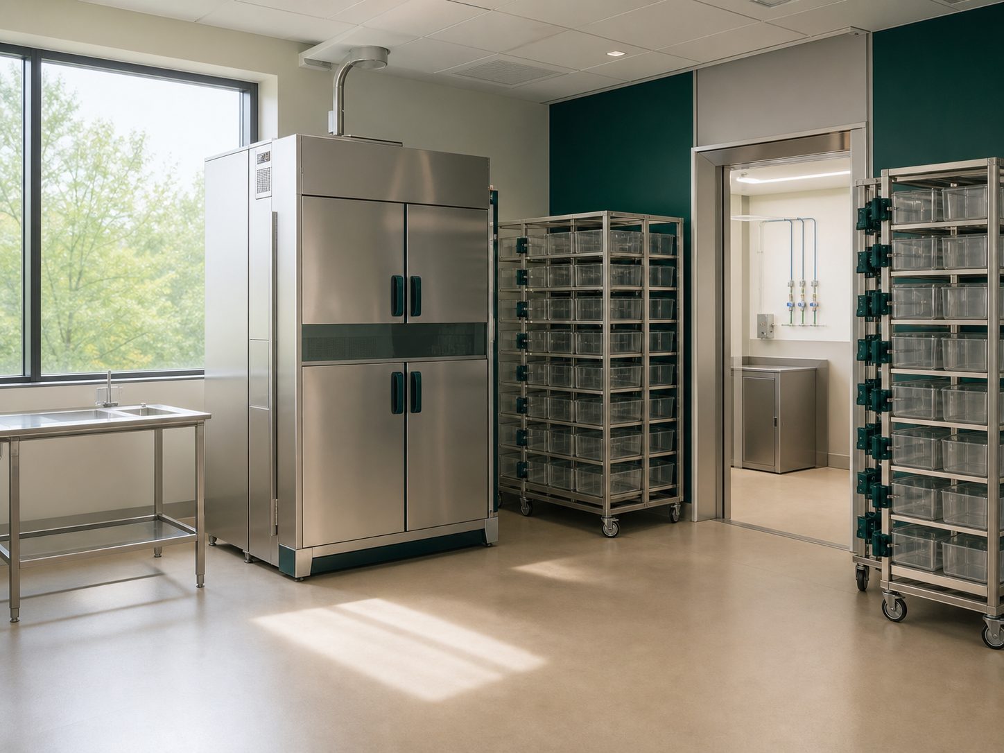 IVC Housing Equipment room layout view
