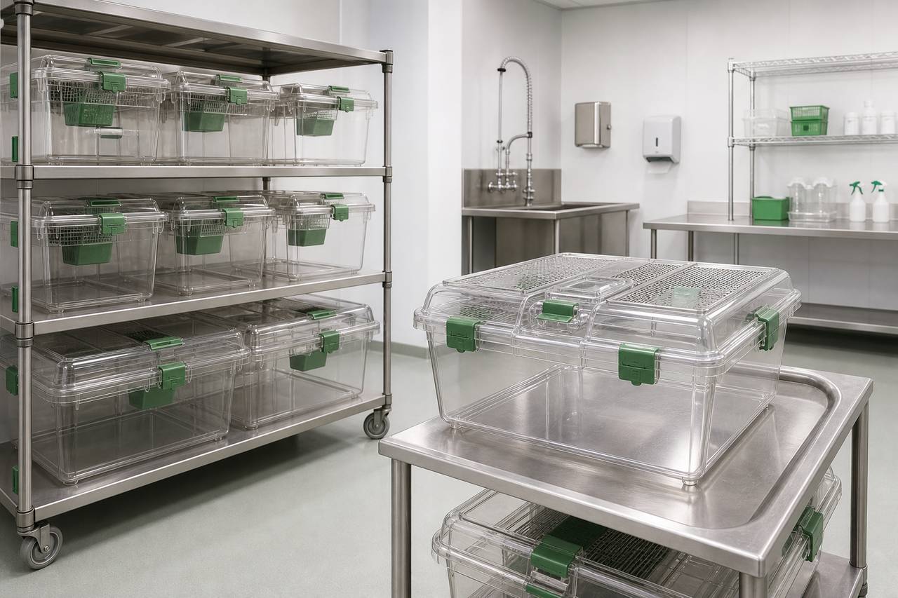 Laboratory Rat Cage overall equipment view