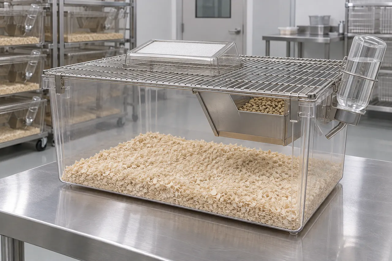 Laboratory Rat Cage complete product overview