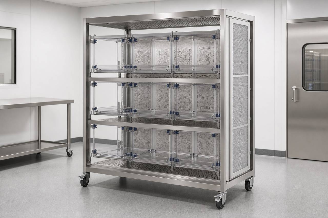 Laminar Flow Rack overall equipment view