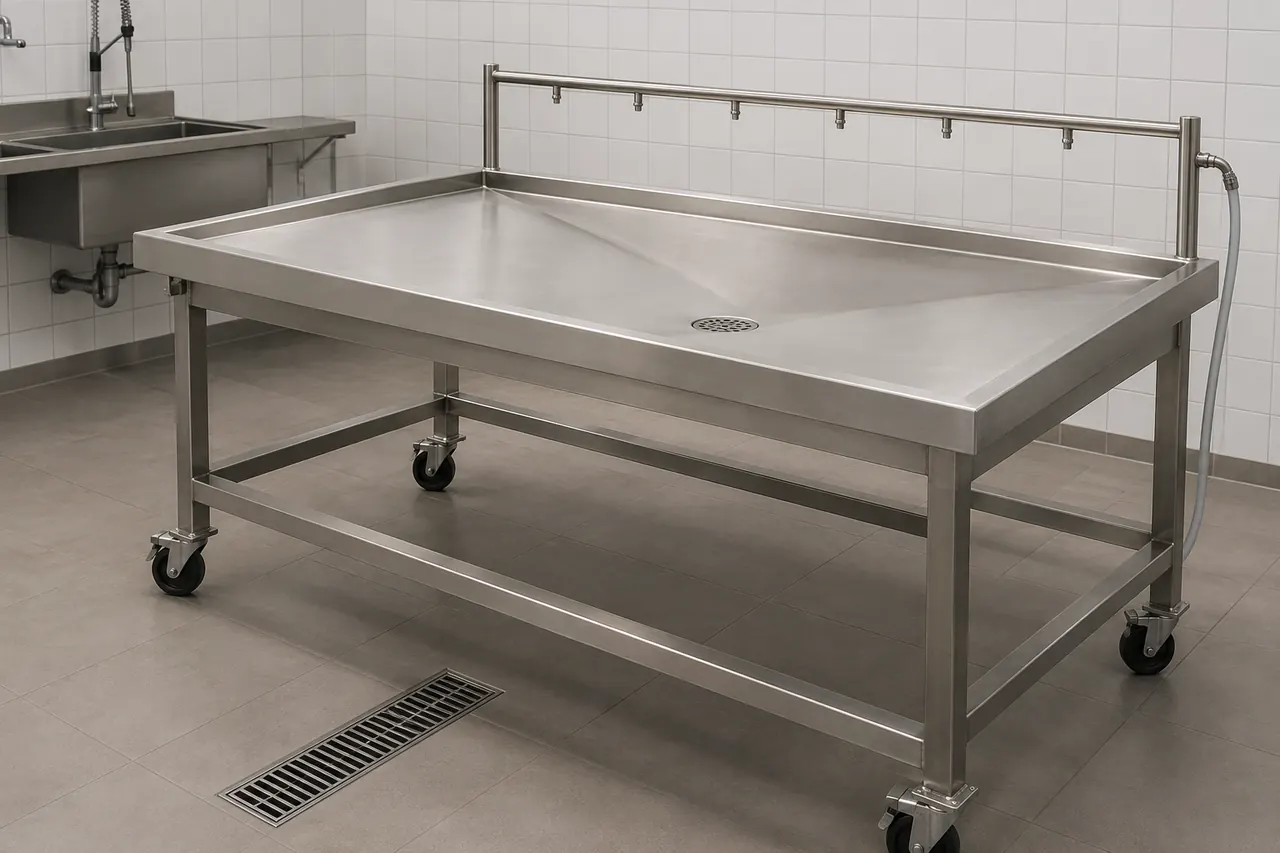 Large Animal Necropsy Table complete product overview