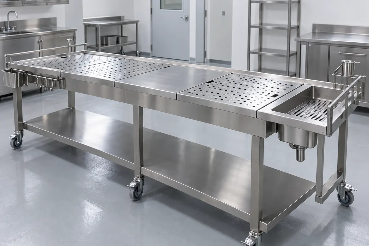 Modular Necropsy Table complete product overview