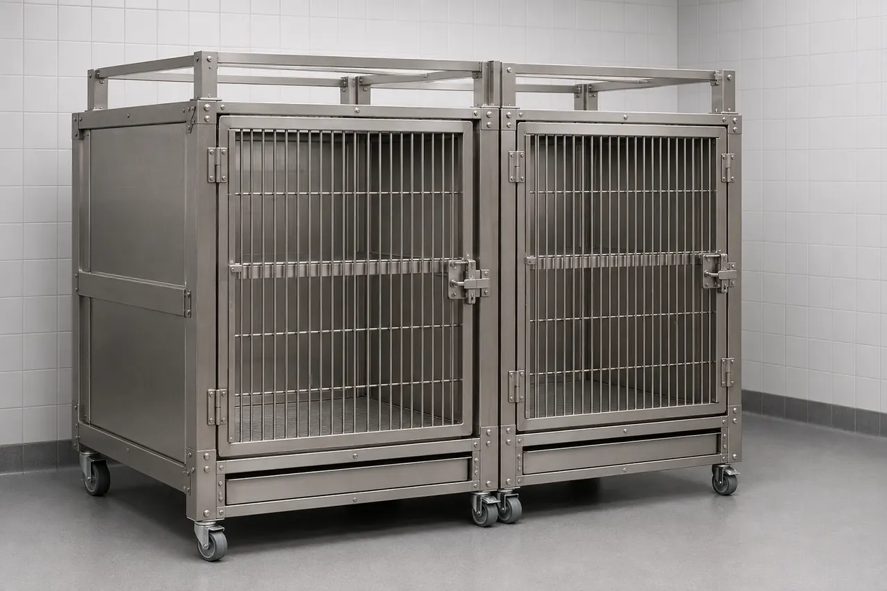 Modular Non Human Primate Housing Cage complete product overview