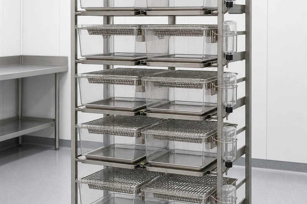 Mouse and Rat Rodent Housing Equipment overall equipment view