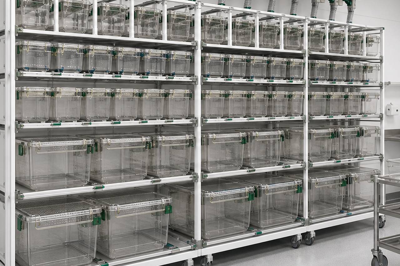 Mouse and Rat Ventilated Housing Equipment configuration and interface detail