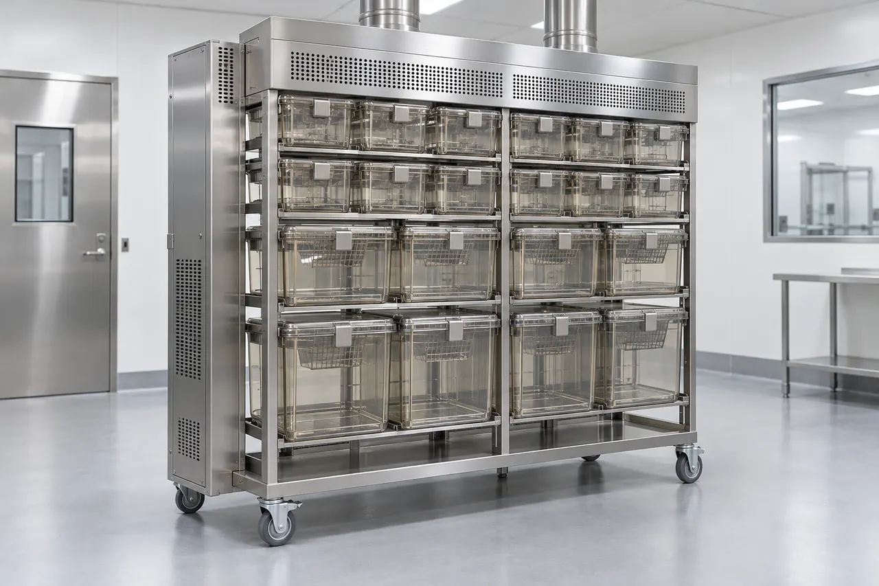 Mouse and Rat Ventilated Housing Equipment core structure and configuration view