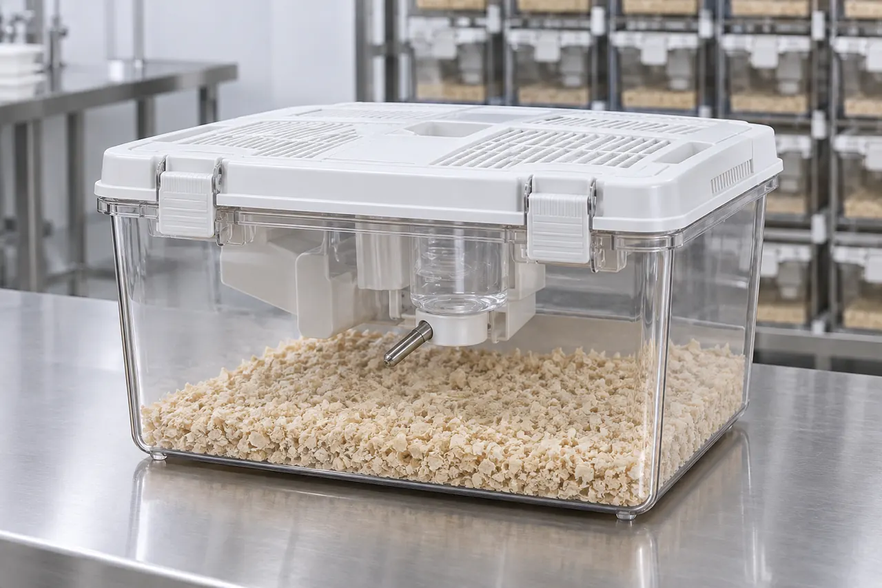 Mouse IVC Housing Cage for Internal Bottle Handling complete product overview