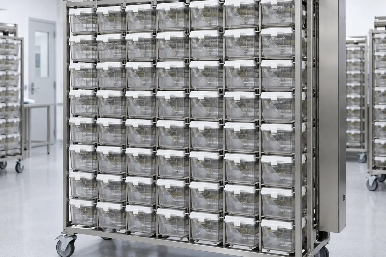 Mouse IVC Housing Rack complete product overview