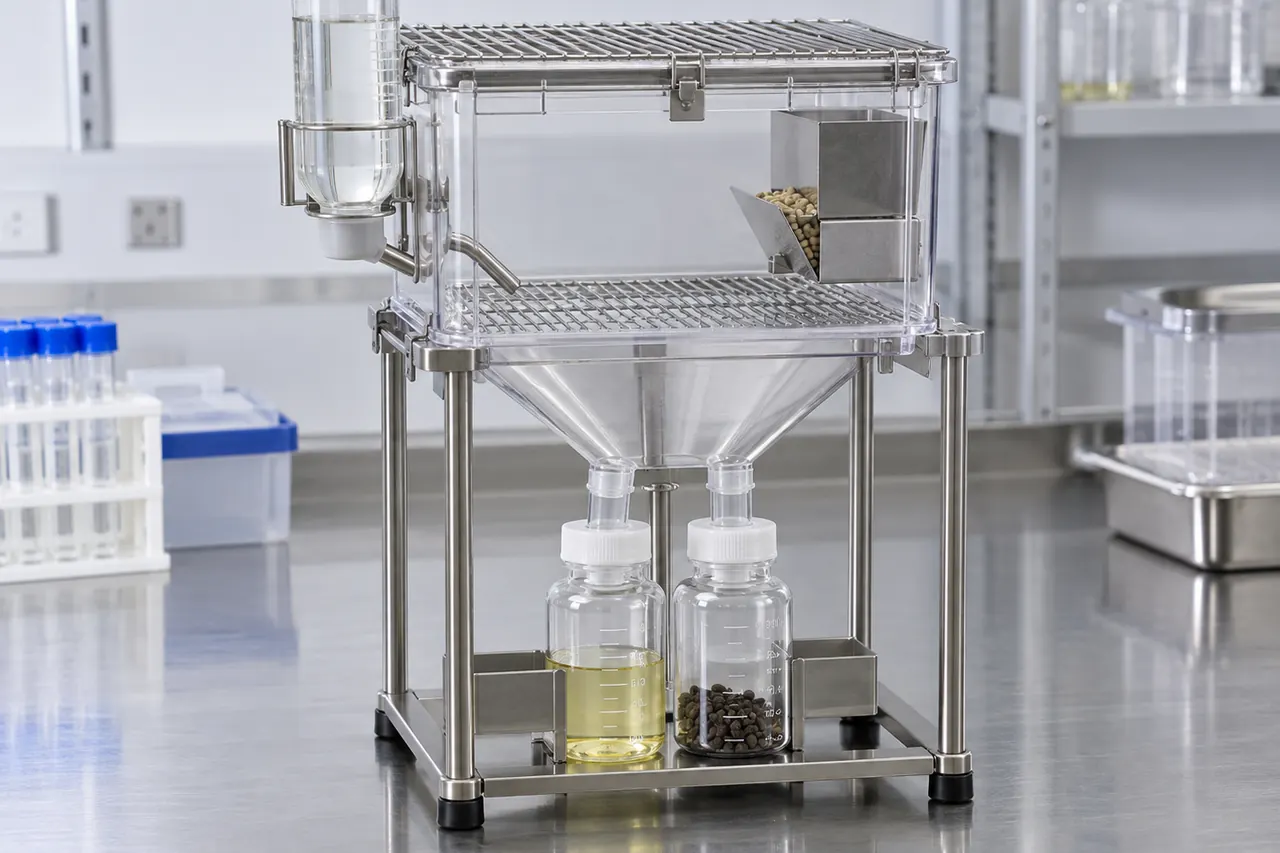 Mouse Metabolic Study Housing Cage complete product overview