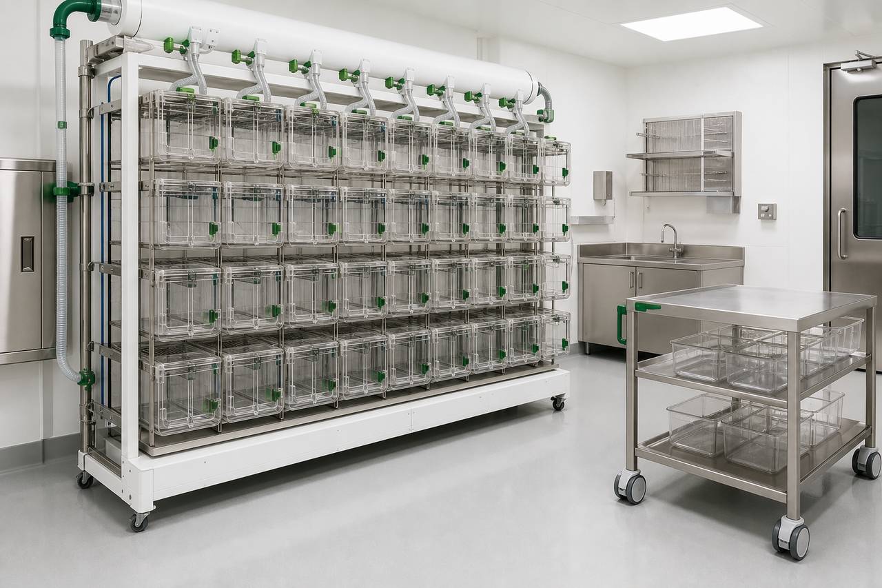 Mouse Ventilated Housing Equipment overall equipment view