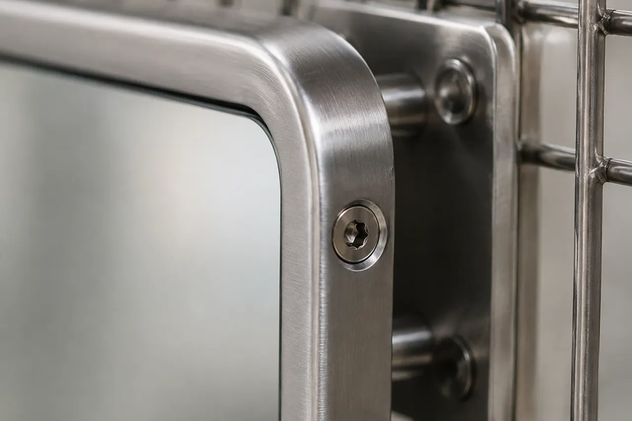 Non Human Primate Enrichment Mirror key hardware and interface detail
