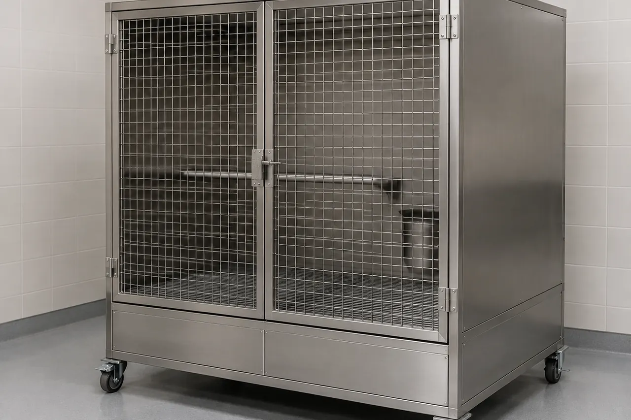 Non-Human Primate Housing Cage complete product overview