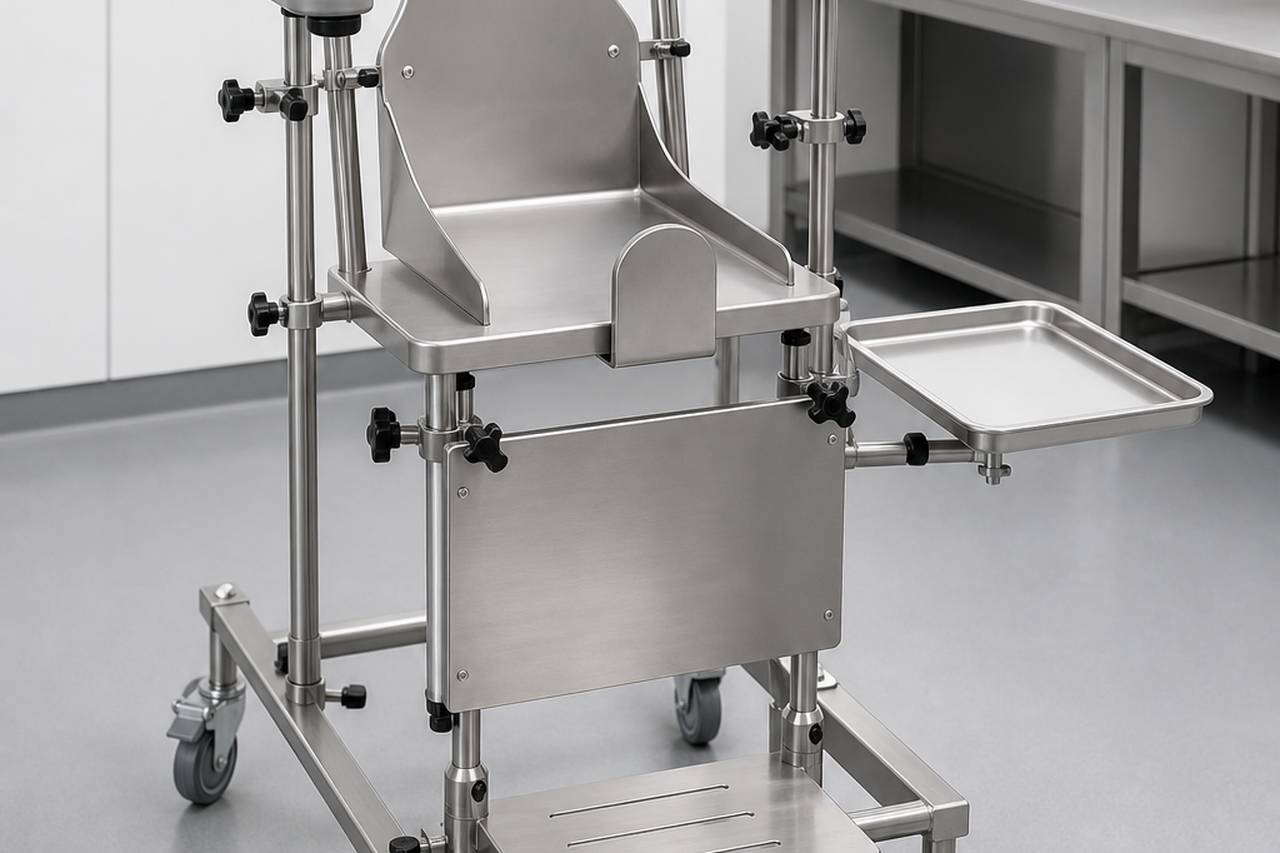 Non Human Primate Restraint Chair overall equipment view