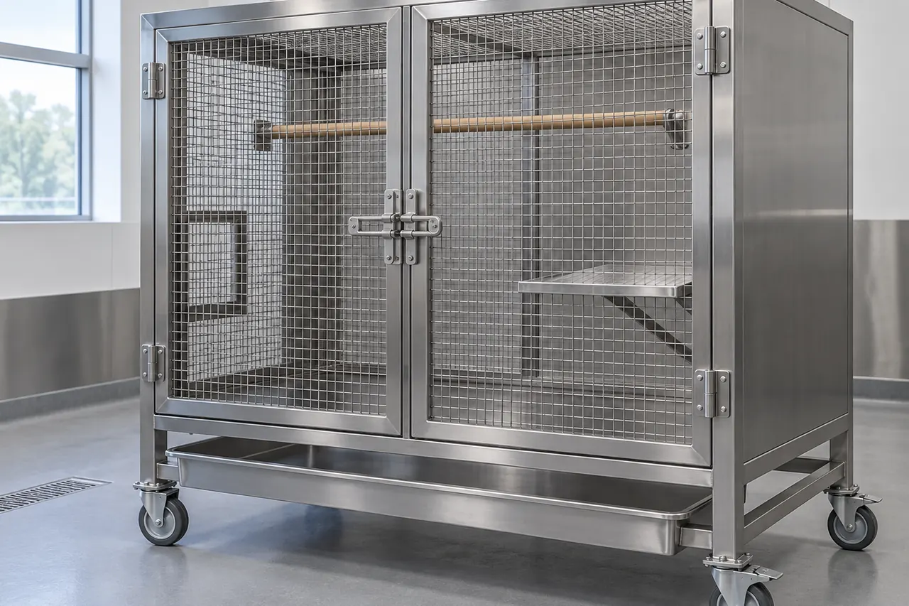 Primate Housing Enclosure complete product overview