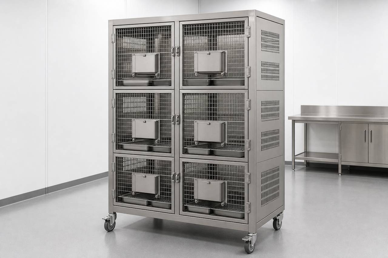 Rabbit Housing Cage overall equipment view