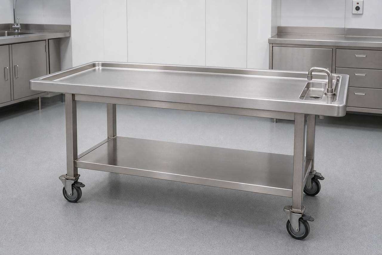Rabbit Necropsy Table overall equipment view