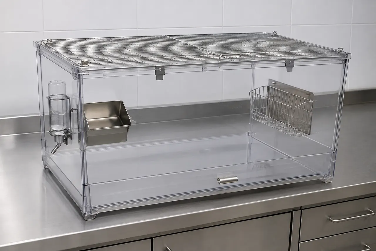 Rat and Guinea Pig Housing Cage complete product overview