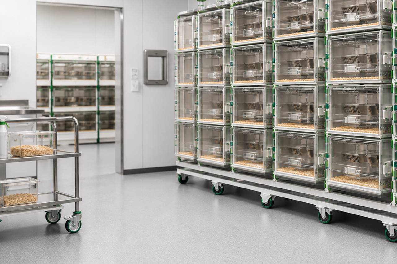 Rat IVC Housing Rack use context