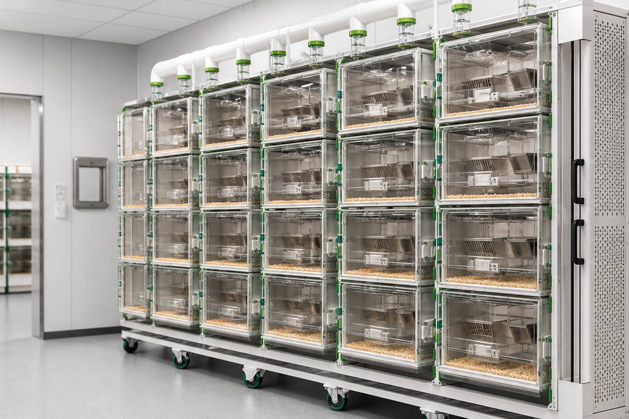 Rat IVC Housing Rack room layout context