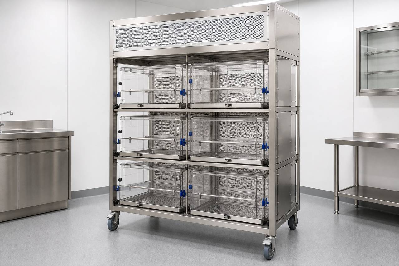 Rat Laminar Flow Rack overall equipment view