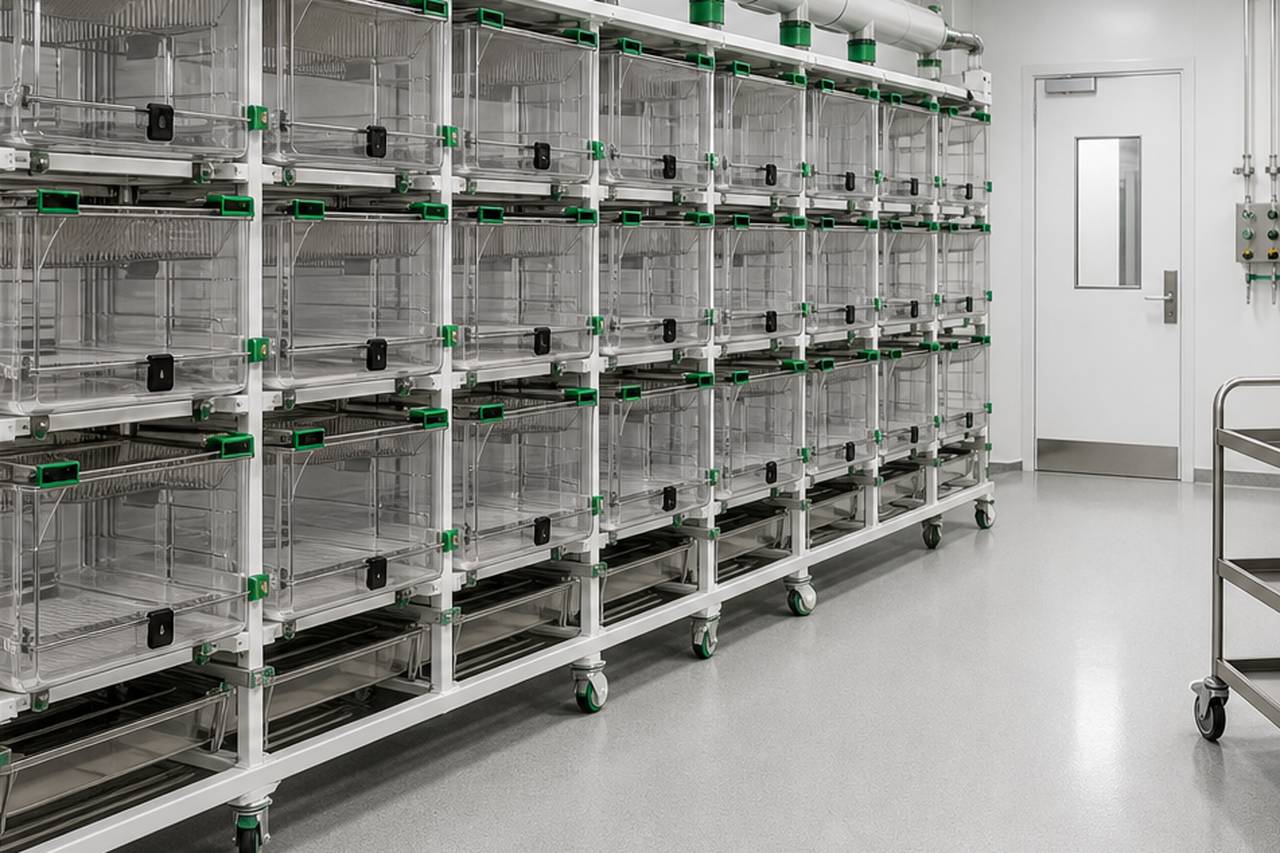Rat Ventilated Housing Equipment configuration and interface detail