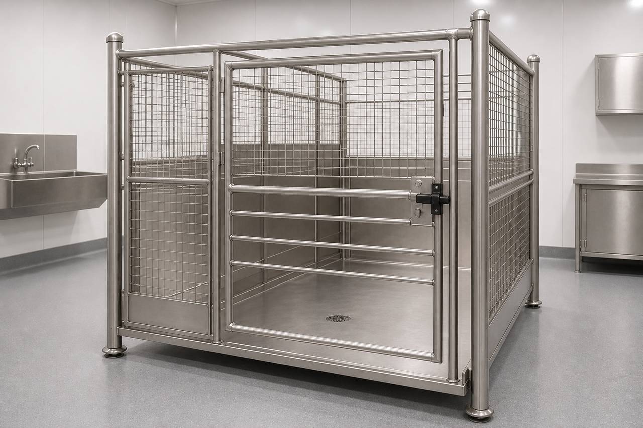 Sheep Housing Cage overall equipment view