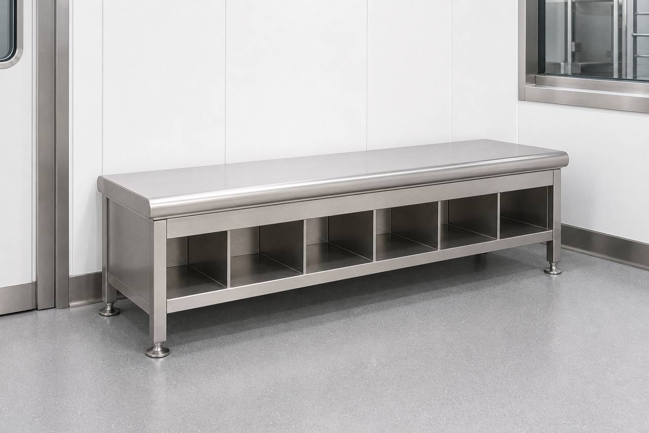 Shoe Changing Bench overall equipment view