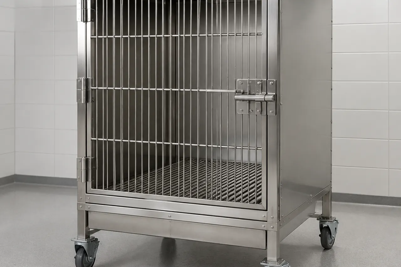 Single Tier Non Human Primate Housing Cage complete product overview