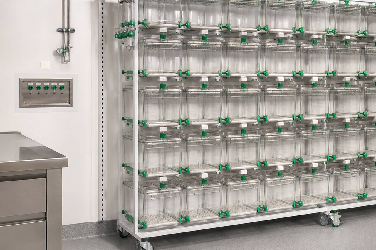 Small Animal IVC Housing Cage use context