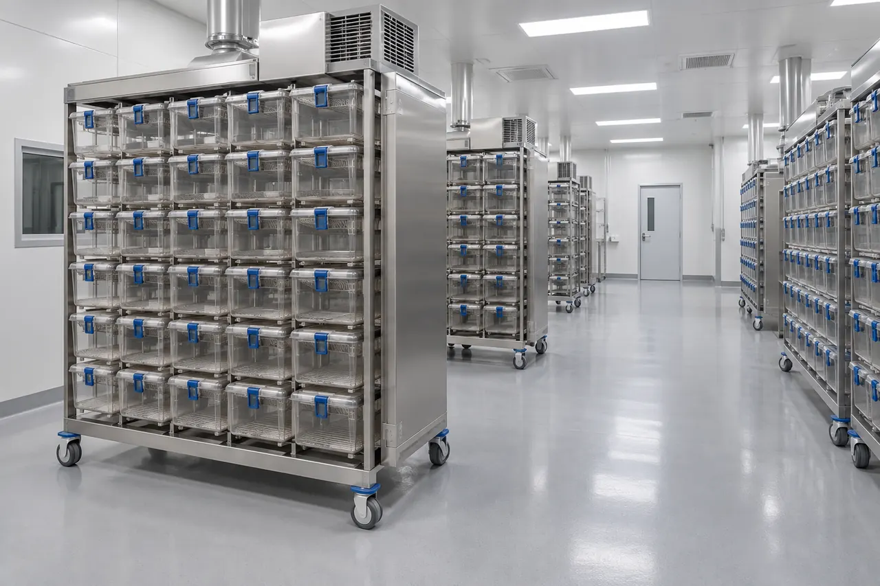 Small Animal IVC Housing Cage room layout and configuration reference