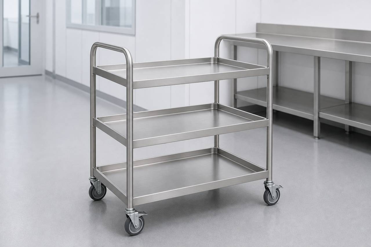 Stainless Steel Handling Cart overall equipment view
