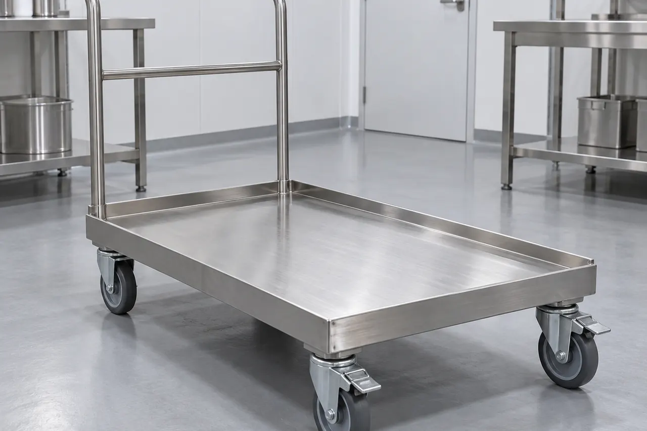 Stainless Steel Platform Cart complete product overview