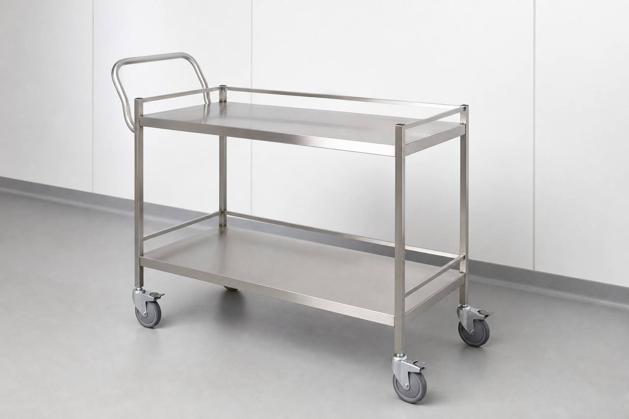Stainless Steel Work Cart overall equipment view