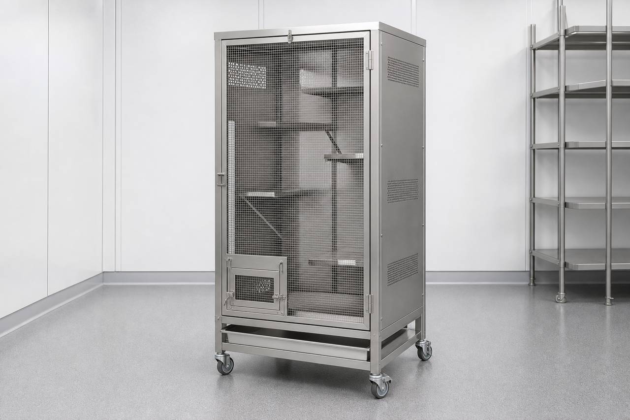 Tree Shrew Housing Cage overall equipment view