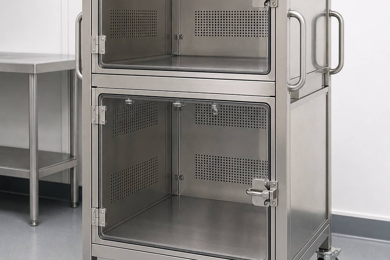 Two Tier Rabbit Transfer Cart overall equipment view