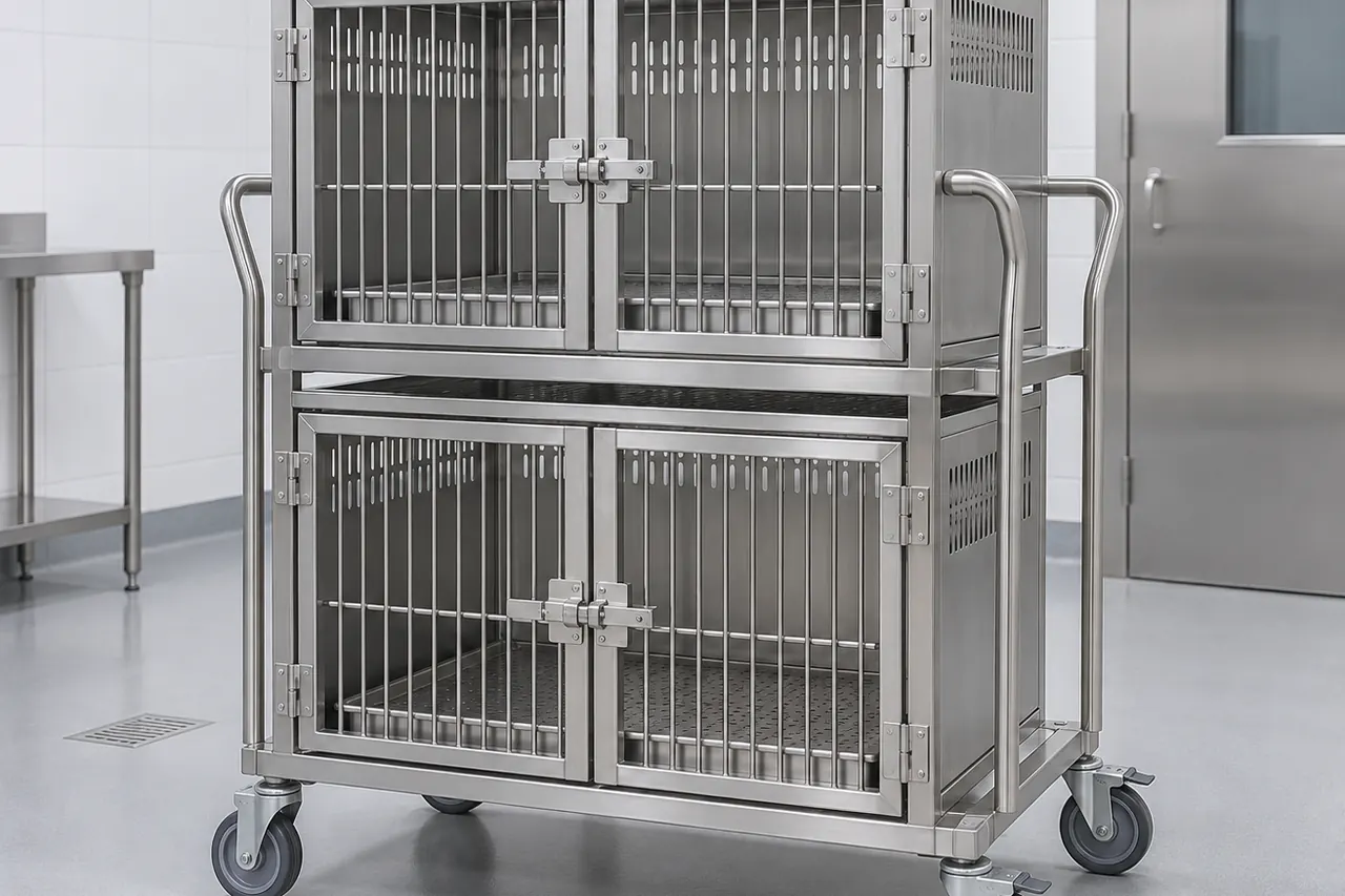 Two Tier Rabbit Transfer Cart complete product overview