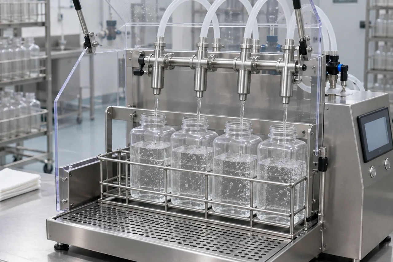 Water Bottle Filling Machine core structure and configuration view