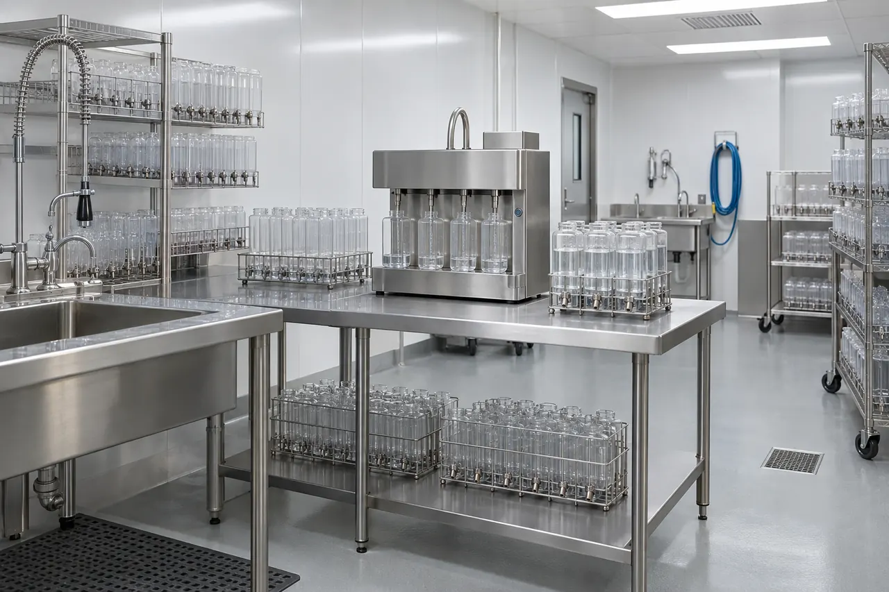 Water Bottle Filling Machine room layout and configuration reference